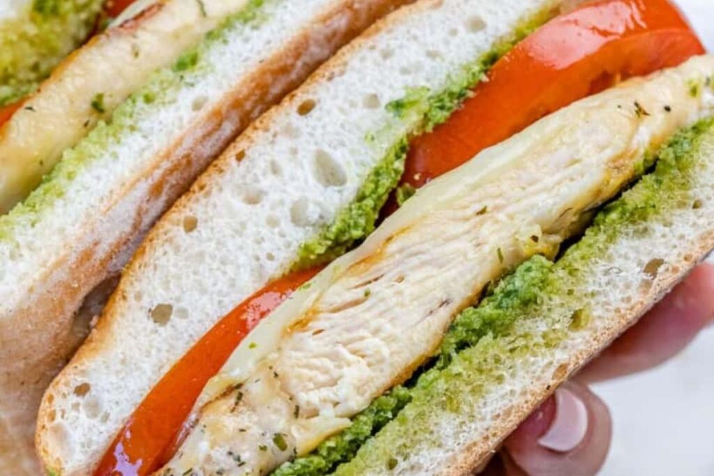 Caprese-Style Grilled Chicken Sandwich