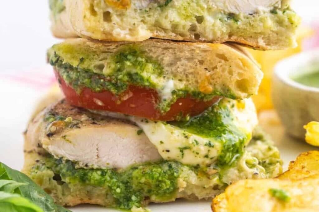 Chicken Pesto Sandwiches