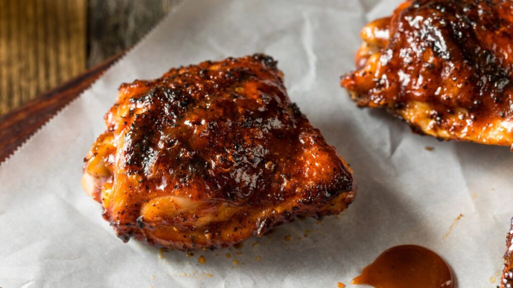 Chicken Thighs with Honey Garlic Glaze