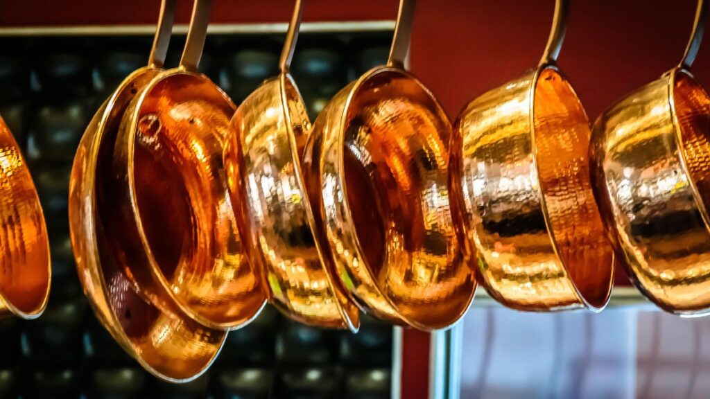 Copper Pots and pans