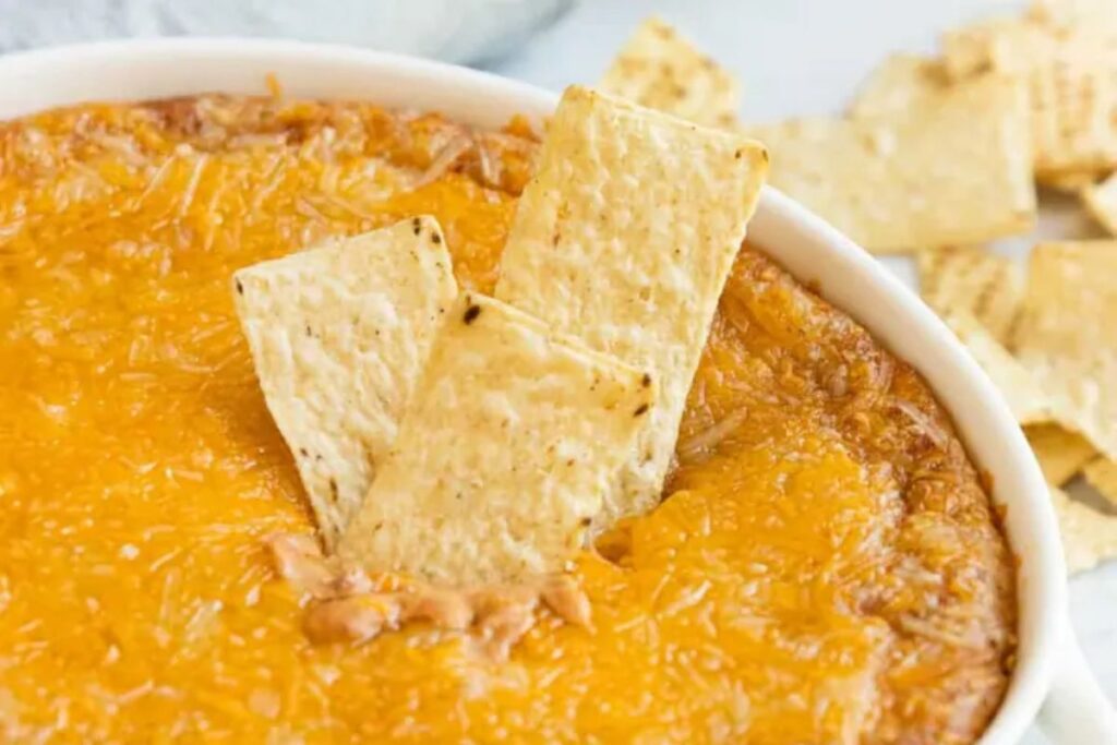 Cream Cheese Refried Bean Dip