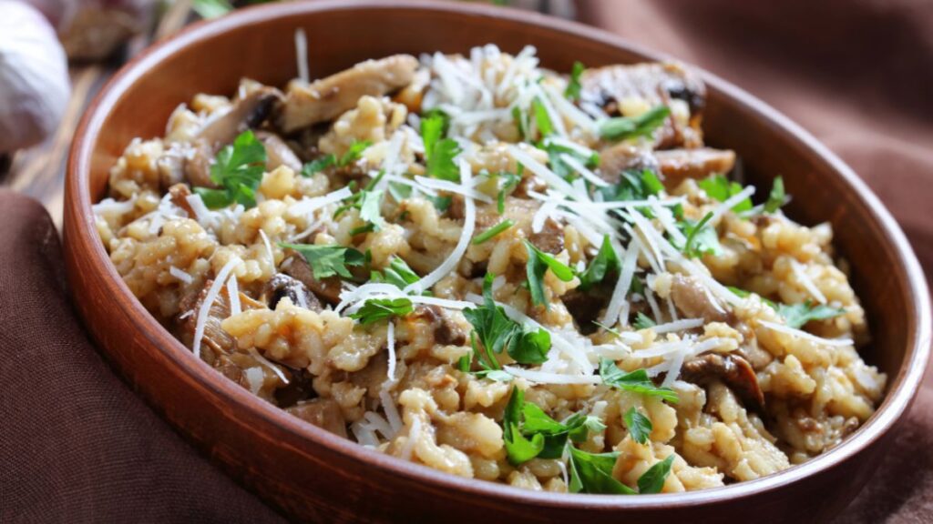 Creamy Mushroom Risotto