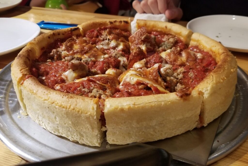 Deep Dish Chicago Style Pizza