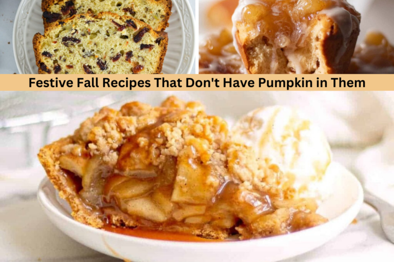 15 Festive Fall Recipes That Don’t Have Pumpkin in Them