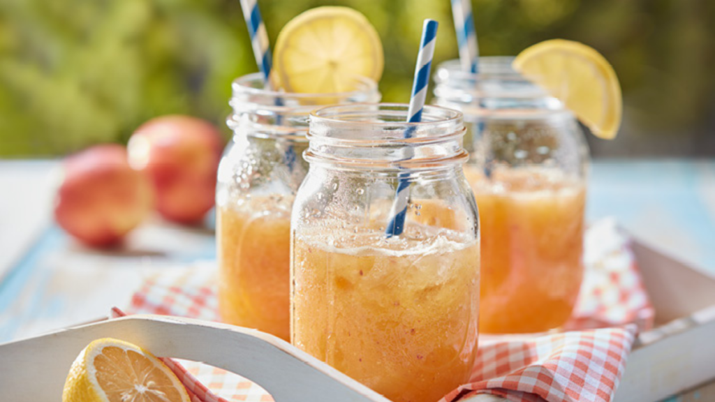 Ginger Peach Spritzer