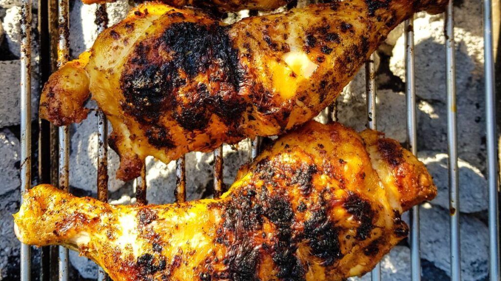 Hawaiian-style barbecued chicken