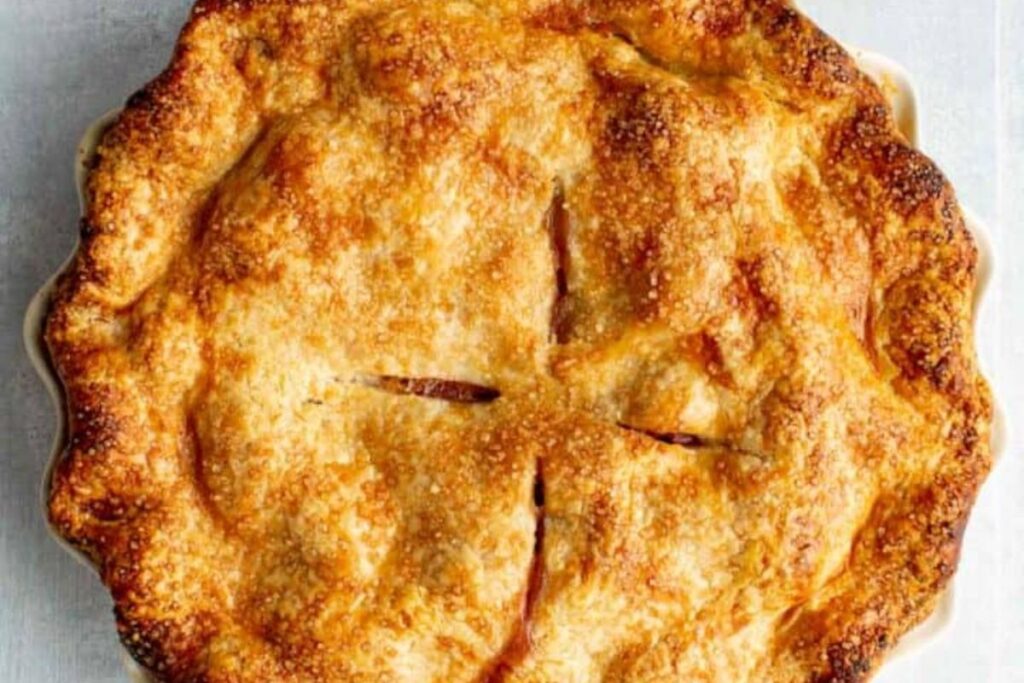 Homemade Peach Pie