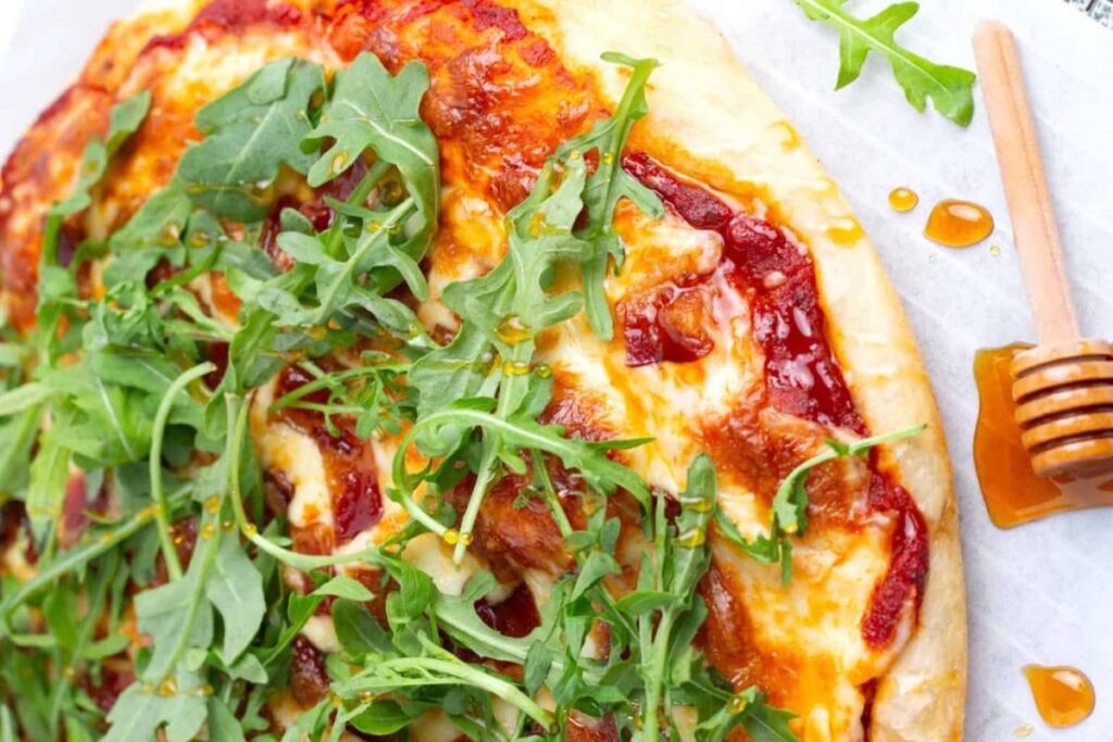 Hot Honey Pizza Recipe (Easy No Knead Dough!)