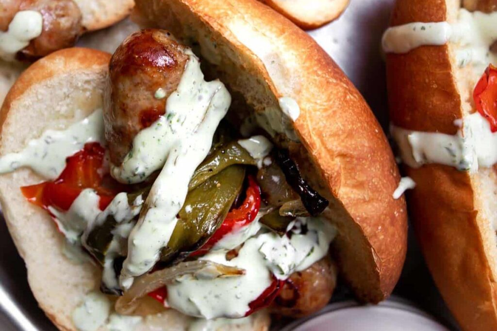 Italian Sausage Sandwich With Peppers