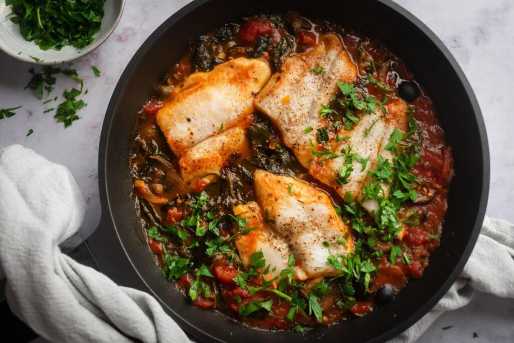 Mediterranean Baked Fish