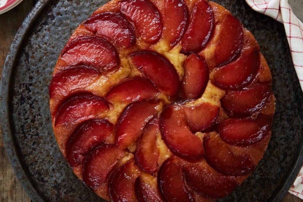 Plum Upside Down Cake