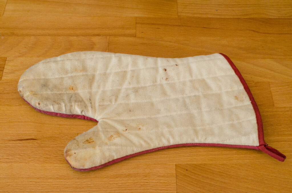 Wet Oven Mitts