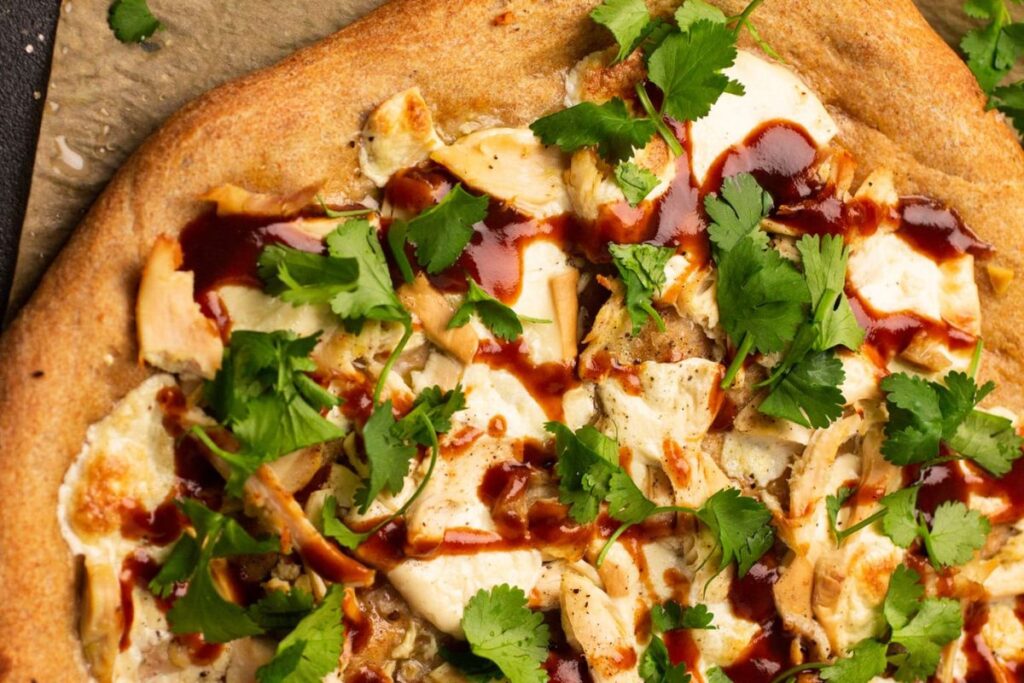 Smoked Mozzarella Bbq Chicken Pizza