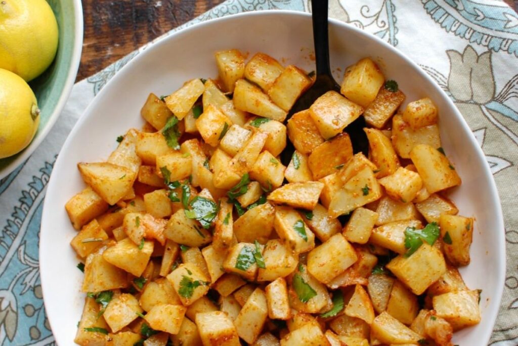 Spicy Lebanese Potatoes