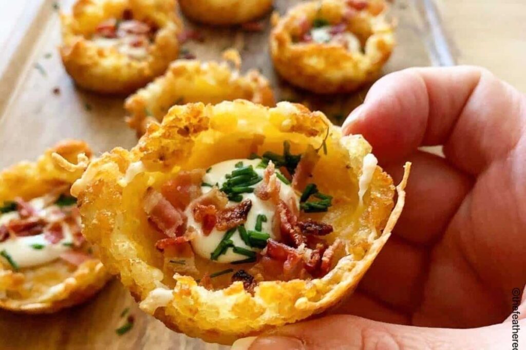 Tater Tot Appetizer Cups