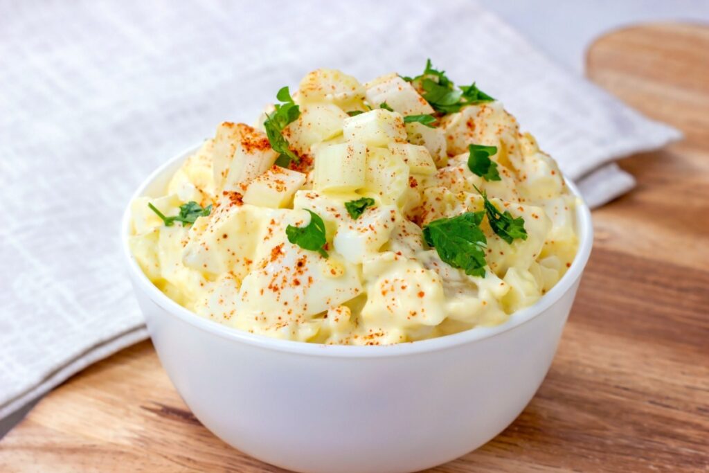 homemade traditional old-fashioned Amish Potato Salad