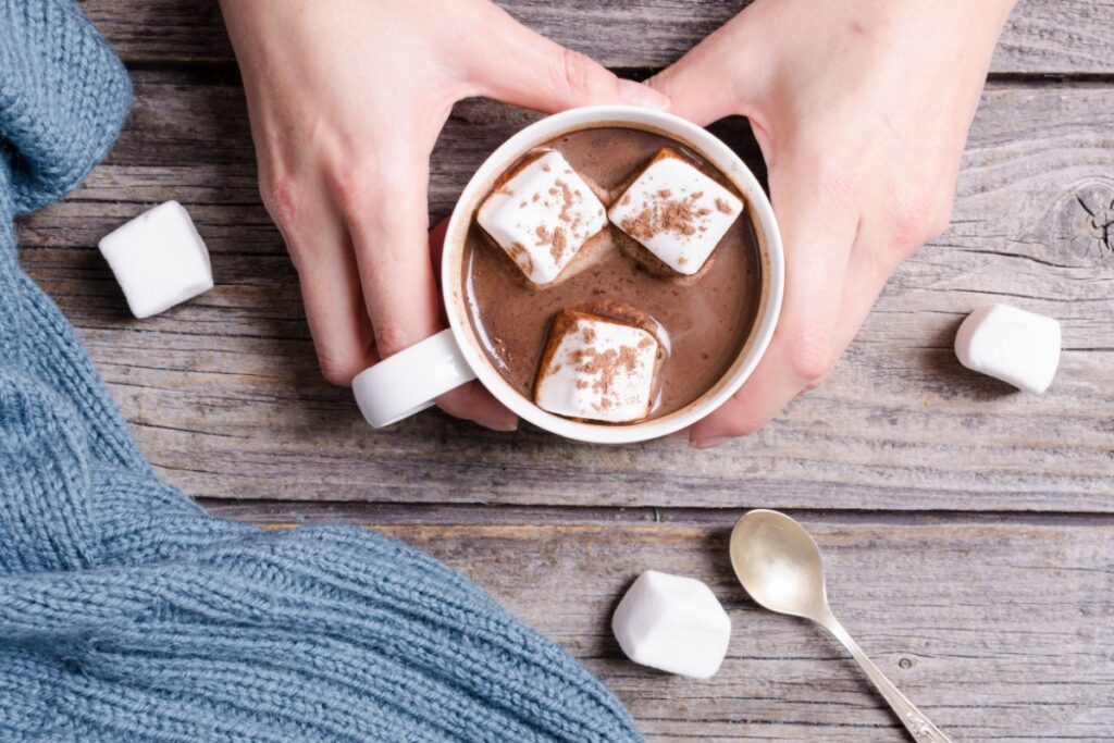 hot chocolate cocoa marshmallows