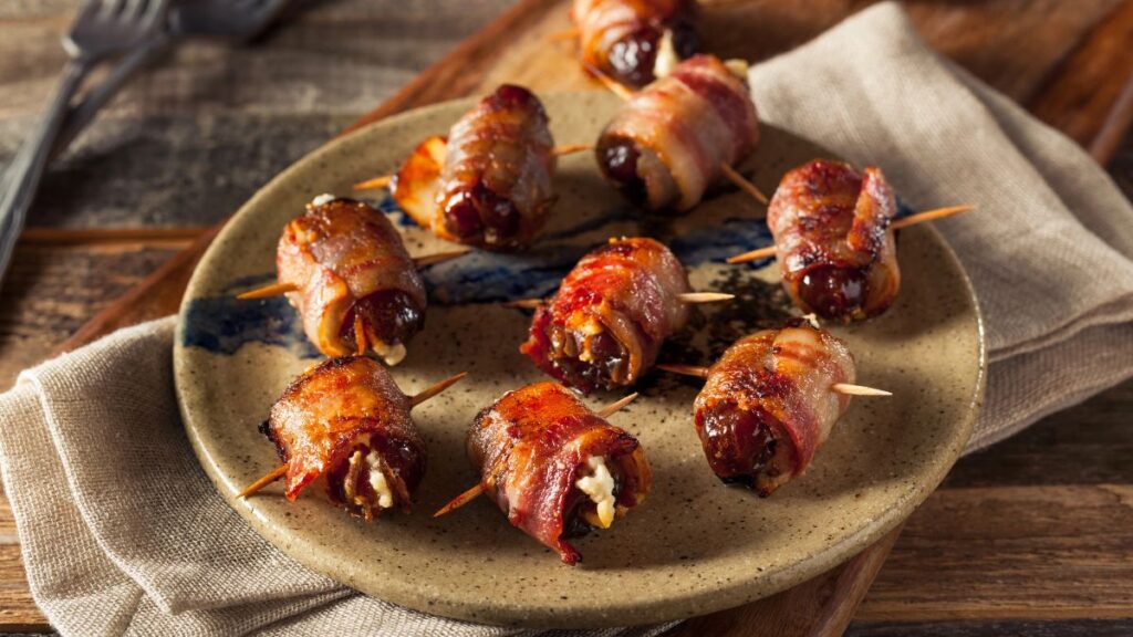 Bacon-Wrapped Dates