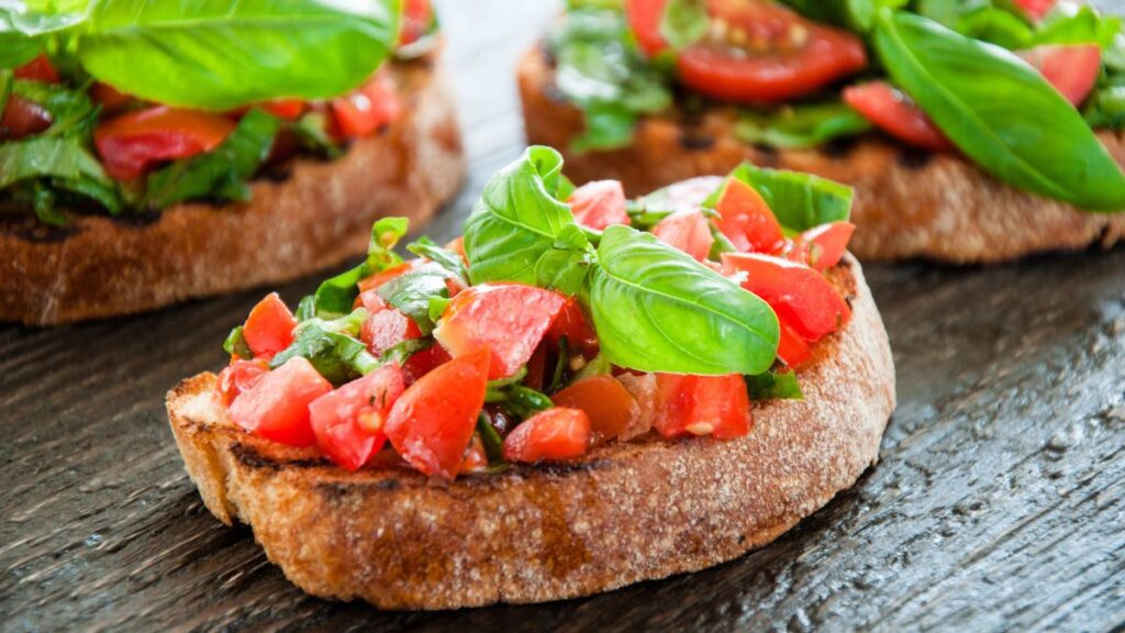 Bruschetta with Tomato and Basil