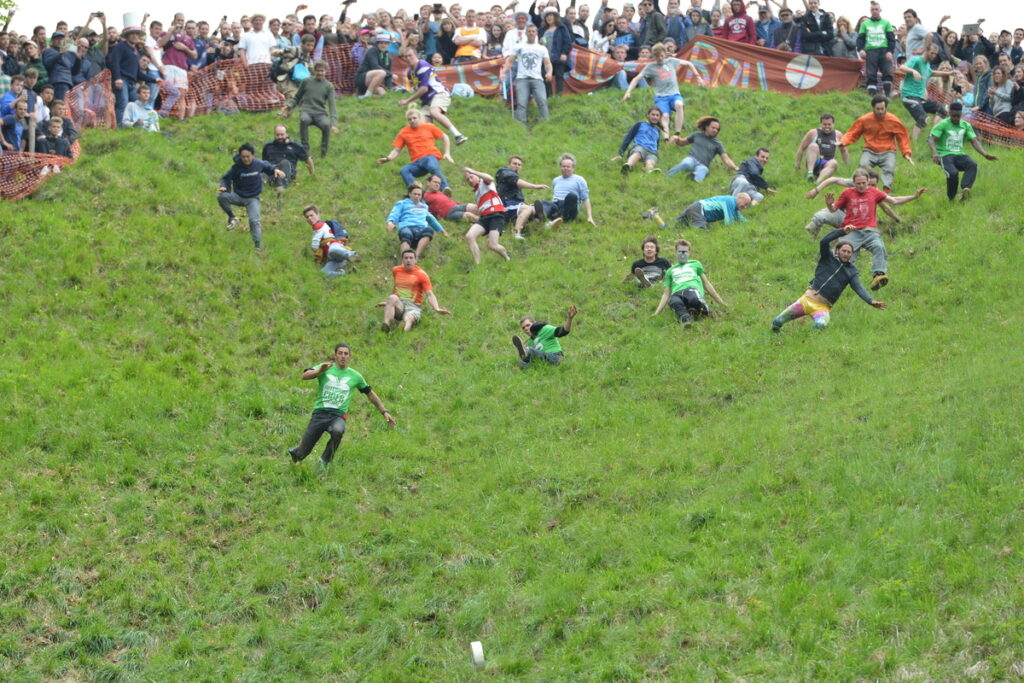 Cheese Rolling – Cooper’s Hill, England