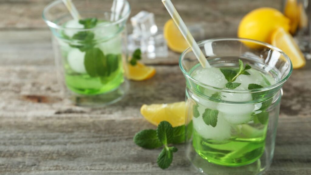 Green Tea Spritzers