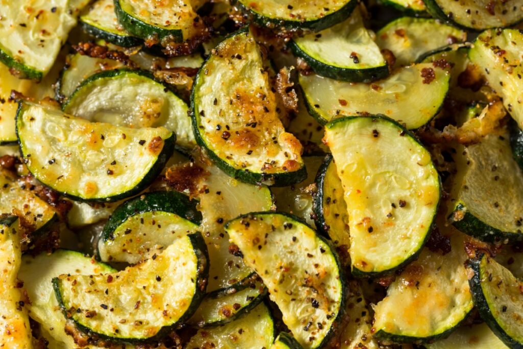 Homemade Oven Roasted Zucchini 