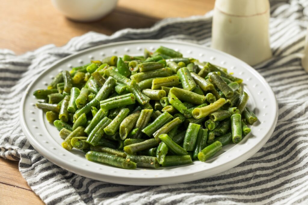 Homemade Sauteed Cooked Green Beans 