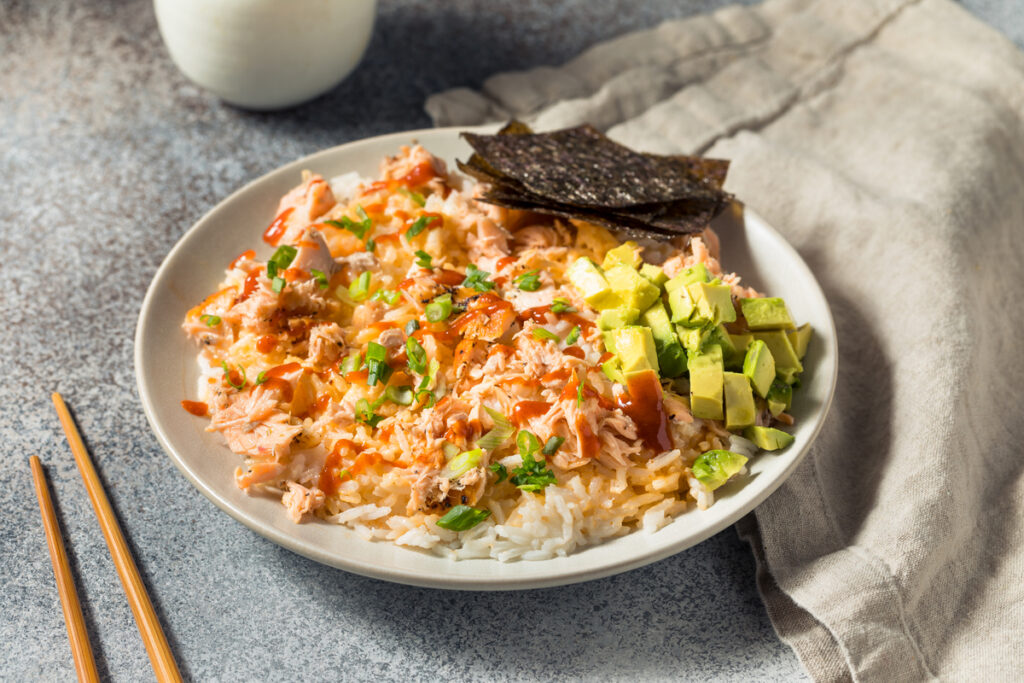 Salmon Rice Bowl