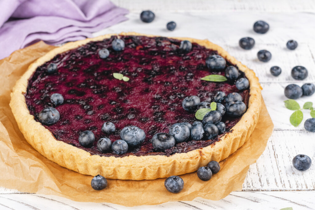 Wild Blueberry Pie