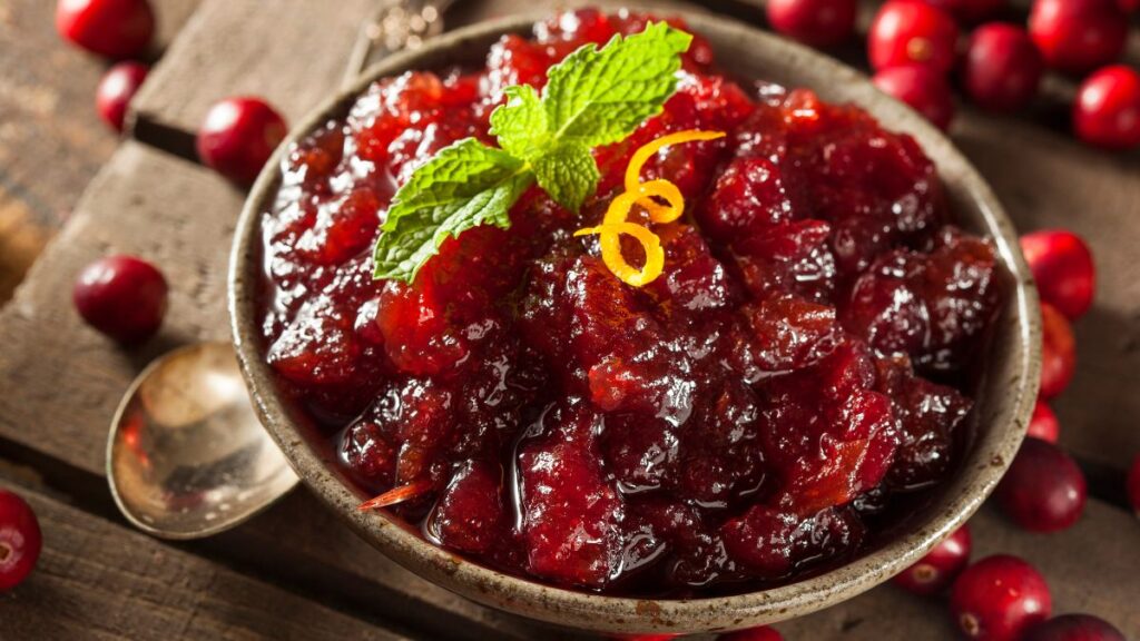 cranberry sauce