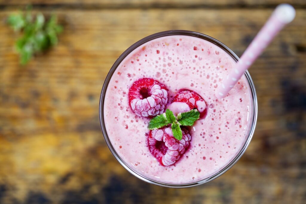 frozen Raspberry smoothie