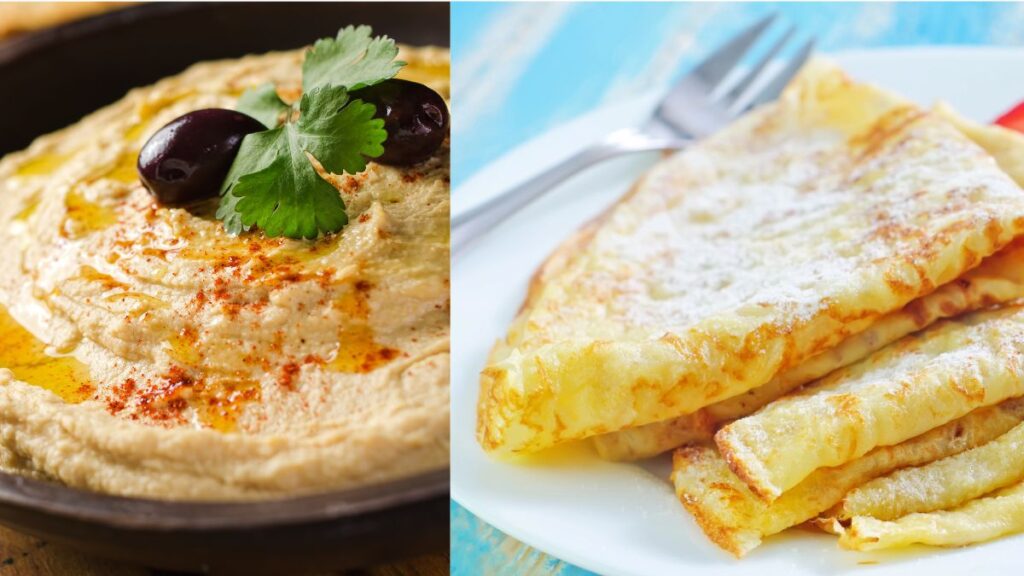 Hummus Crepes