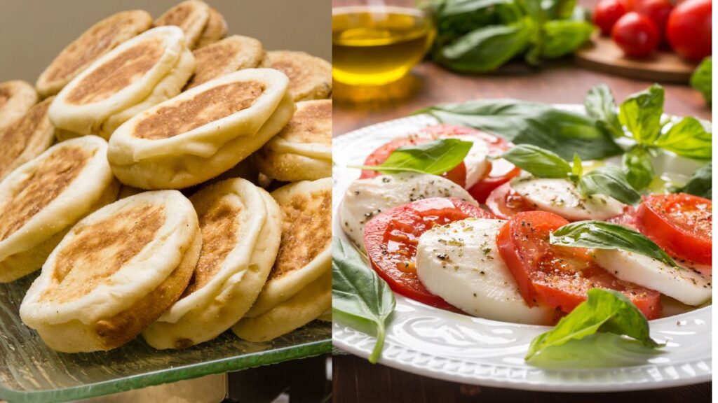 caprese english muffin