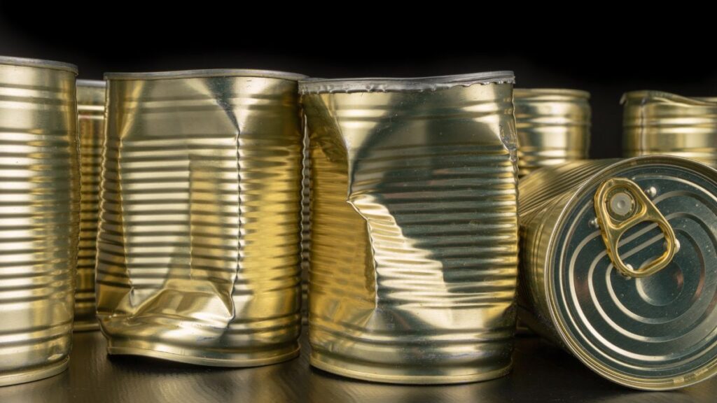 dented cans