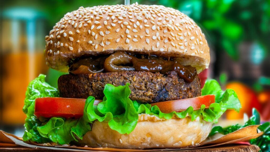 veggie burger